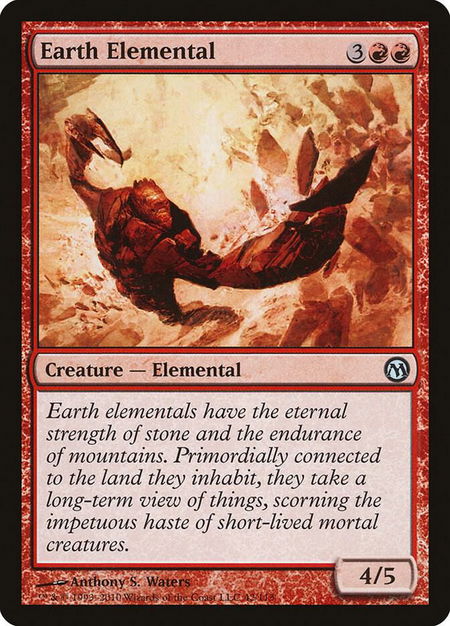Earth Elemental - Duels of the Planeswalkers Magic: The Gathering trading card