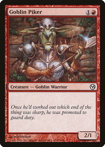 Goblin Piker - Duels of the Planeswalkers (DPA) #45 - Common Magic: The Gathering Trading Card