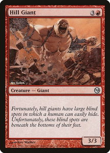 Hill Giant - Duels of the Planeswalkers (DPA) #47 - Common Magic: The Gathering Trading Card