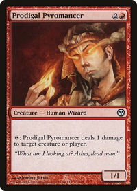 Prodigal Pyromancer - Duels of the Planeswalkers (DPA) #51 - Uncommon Magic: The Gathering Trading Card