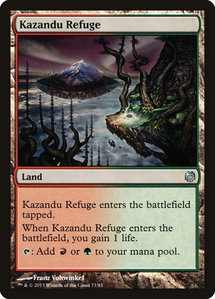 Kazandu Refuge - Duel Decks: Heroes vs. Monsters (DDL) #71 - Uncommon Magic: The Gathering Trading Card