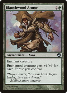 Blanchwood Armor - Duels of the Planeswalkers (DPA) #55 - Uncommon Magic: The Gathering Trading Card