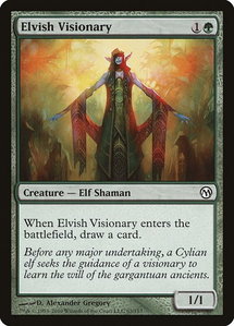 Elvish Visionary - Duels of the Planeswalkers (DPA) #63 - Common Magic: The Gathering Trading Card