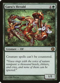 Gaea's Herald - Duels of the Planeswalkers (DPA) #65 - Rare Magic: The Gathering Trading Card