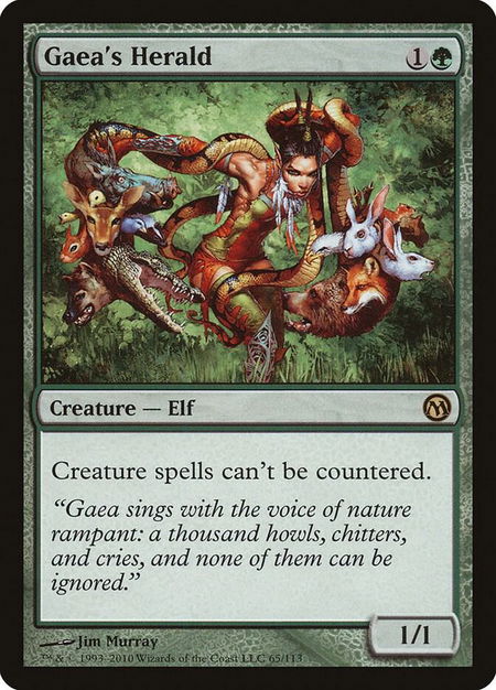 Gaea's Herald - Duels of the Planeswalkers Magic: The Gathering trading card