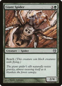Giant Spider - Duels of the Planeswalkers (DPA) #67 - Common Magic: The Gathering Trading Card