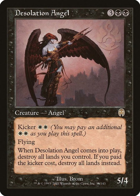 Desolation Angel - Apocalypse Magic: The Gathering trading card
