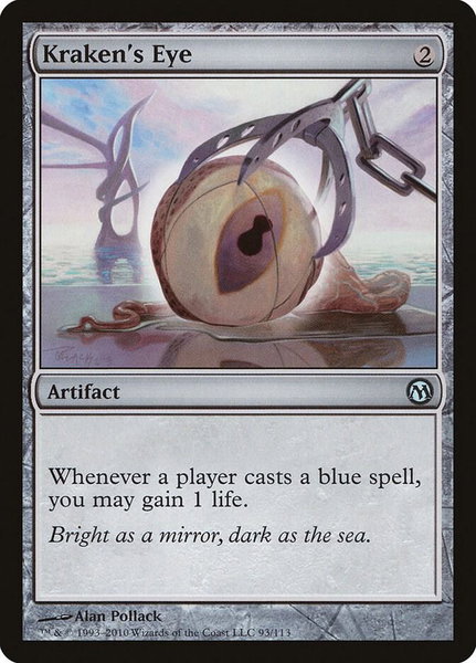 Kraken's Eye trading card from Duels of the Planeswalkers Kraken's Eye - Duels of the Planeswalkers Magic: The Gathering trading card
