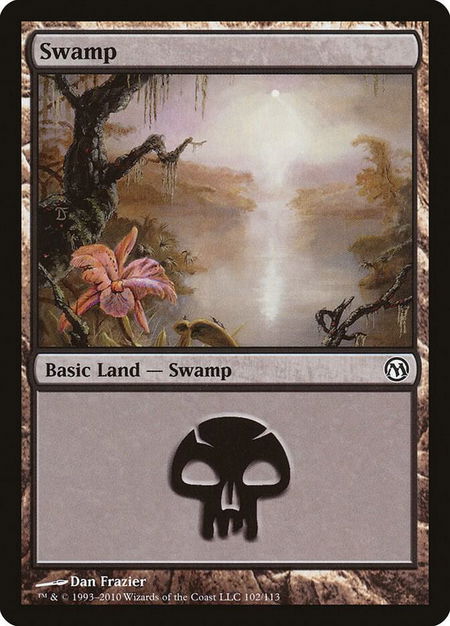 Swamp (102) - Duels of the Planeswalkers Magic: The Gathering trading card