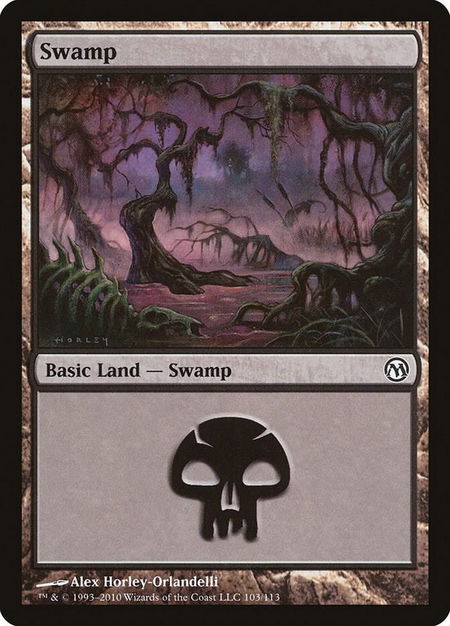 Swamp (103) - Duels of the Planeswalkers Magic: The Gathering trading card