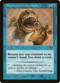 Symbol of Unsummoning - Portal (POR) #70 - Common Magic: The Gathering Trading Card