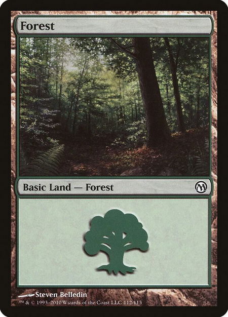 Forest (112) - Duels of the Planeswalkers Magic: The Gathering trading card