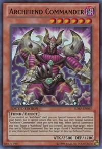 Archfiend Commander - Shonen Jump Magazine Promos YuGiOh trading card