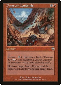 Dwarven Landslide - Apocalypse (APC) #60 - Common Magic: The Gathering Trading Card