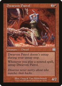 Dwarven Patrol - Apocalypse (APC) #61 - Uncommon Magic: The Gathering Trading Card
