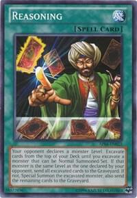 Reasoning trading card from Astral Pack 4 Reasoning - Astral Pack 4 YuGiOh trading card