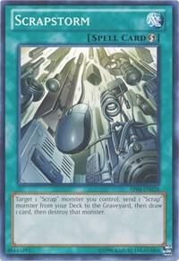 Scrapstorm trading card from Astral Pack 4 Scrapstorm - Astral Pack 4 YuGiOh trading card