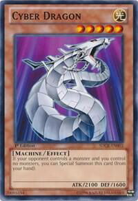 Cyber Dragon (White) - Structure Deck: Cyber Dragon Revolution (SDCR) #SDCR-EN003 - Common / Short Print YuGiOh Trading Card