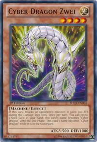 Cyber Dragon Zwei - Structure Deck: Cyber Dragon Revolution (SDCR) #SDCR-EN004 - Common / Short Print YuGiOh Trading Card
