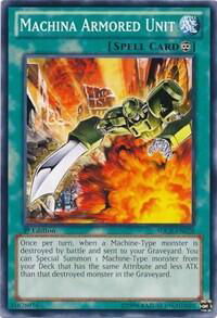 Machina Armored Unit - Structure Deck: Cyber Dragon Revolution (SDCR) #SDCR-EN028 - Common / Short Print YuGiOh Trading Card