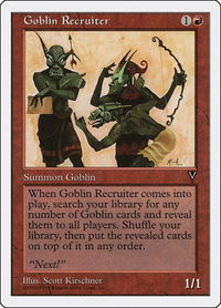 Goblin Recruiter - Anthologies (ATH) #38 - Uncommon Magic: The Gathering Trading Card