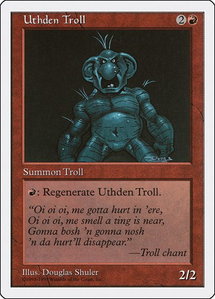 Uthden Troll - Anthologies (ATH) #50 - Uncommon Magic: The Gathering Trading Card