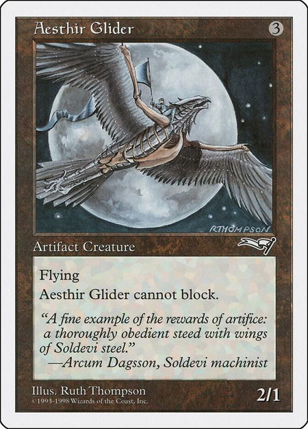 Aesthir Glider - Anthologies Magic: The Gathering trading card