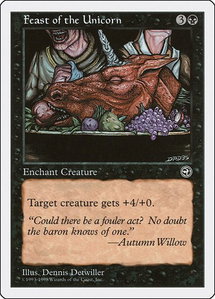 Feast of the Unicorn - Anthologies (ATH) #22 - Common Magic: The Gathering Trading Card
