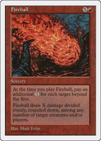 Fireball - Anthologies (ATH) #29 - Common Magic: The Gathering Trading Card