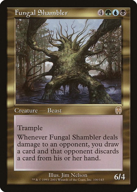 Fungal Shambler - Apocalypse Magic: The Gathering trading card