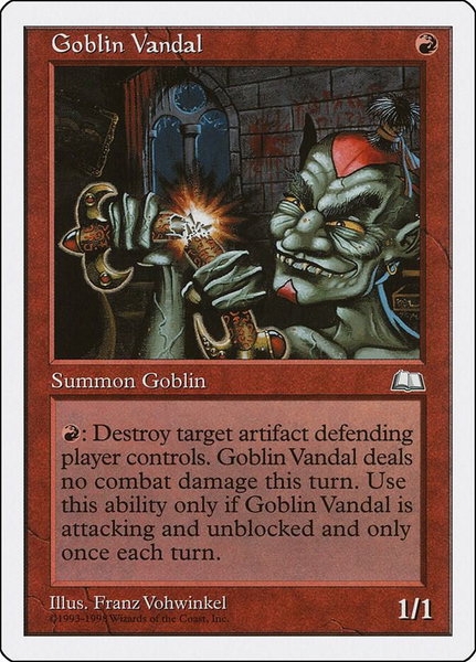 Goblin Vandal - Anthologies Magic: The Gathering trading card