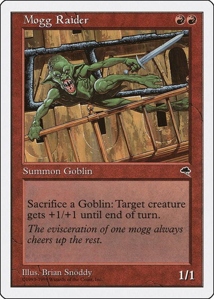Mogg Raider - Anthologies Magic: The Gathering trading card