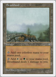 Brushland - Anthologies (ATH) #71 - Rare Magic: The Gathering Trading Card
