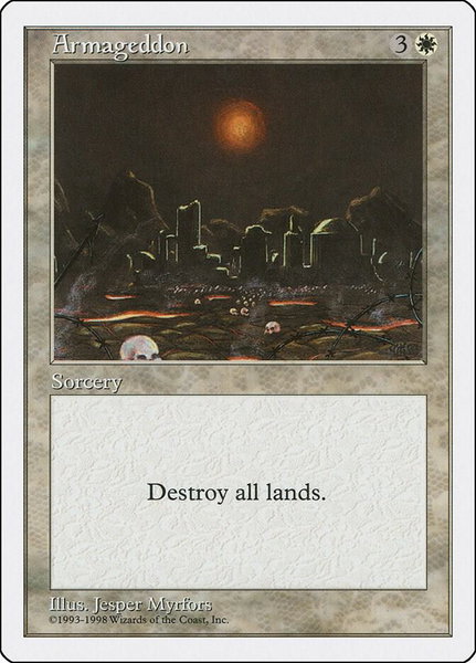 Armageddon trading card from Anthologies Armageddon - Anthologies Magic: The Gathering trading card