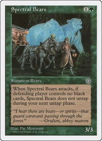 Spectral Bears - Anthologies (ATH) #63 - Uncommon Magic: The Gathering Trading Card