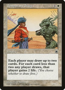 Temporary Truce - Portal (POR) #33 - Rare Magic: The Gathering Trading Card