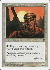 Infantry Veteran - Anthologies (ATH) #8 - Common Magic: The Gathering Trading Card