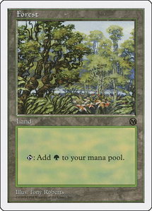 Forest (Arena) - Anthologies (ATH) #84 - Land Magic: The Gathering Trading Card