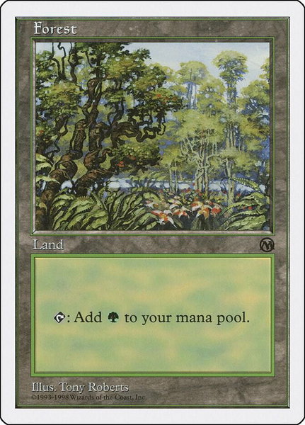 Forest (Arena) trading card from Anthologies Forest (Arena) - Anthologies Magic: The Gathering trading card