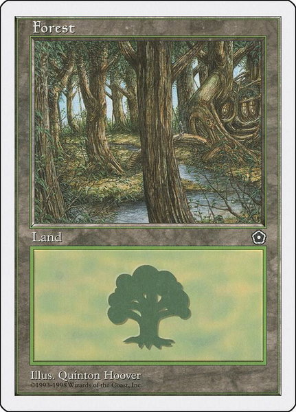 Forest (Portal Second Age) trading card from Anthologies Forest (Portal Second Age) - Anthologies Magic: The Gathering trading card