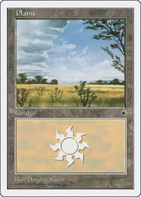 Plains (Portal) - Anthologies (ATH) #79 - Land Magic: The Gathering Trading Card