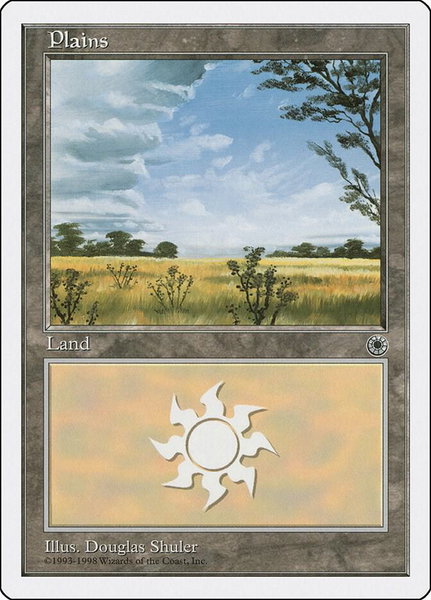 Plains (Portal) - Anthologies Magic: The Gathering trading card