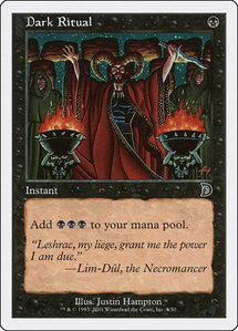 Dark Ritual - Deckmasters Garfield vs Finkel (DKM) #4 - Common Magic: The Gathering Trading Card