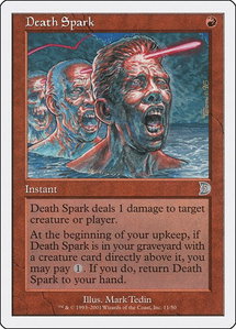 Death Spark - Deckmasters Garfield vs Finkel (DKM) #11 - Uncommon Magic: The Gathering Trading Card