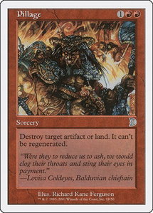 Pillage - Deckmasters Garfield vs Finkel (DKM) #18 - Uncommon Magic: The Gathering Trading Card