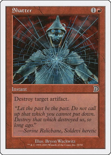 Shatter - Deckmasters Garfield vs Finkel Magic: The Gathering trading card