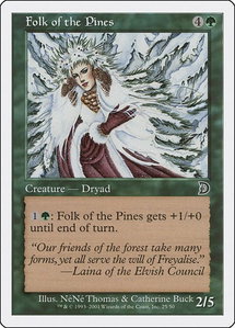 Folk of the Pines - Deckmasters Garfield vs Finkel (DKM) #25 - Common Magic: The Gathering Trading Card