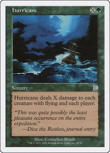 Hurricane - Deckmasters Garfield vs Finkel (DKM) #28 - Uncommon Magic: The Gathering Trading Card