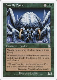 Woolly Spider - Deckmasters Garfield vs Finkel (DKM) #30 - Common Magic: The Gathering Trading Card