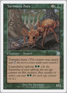 Yavimaya Ants - Deckmasters Garfield vs Finkel (DKM) #32 - Uncommon Magic: The Gathering Trading Card